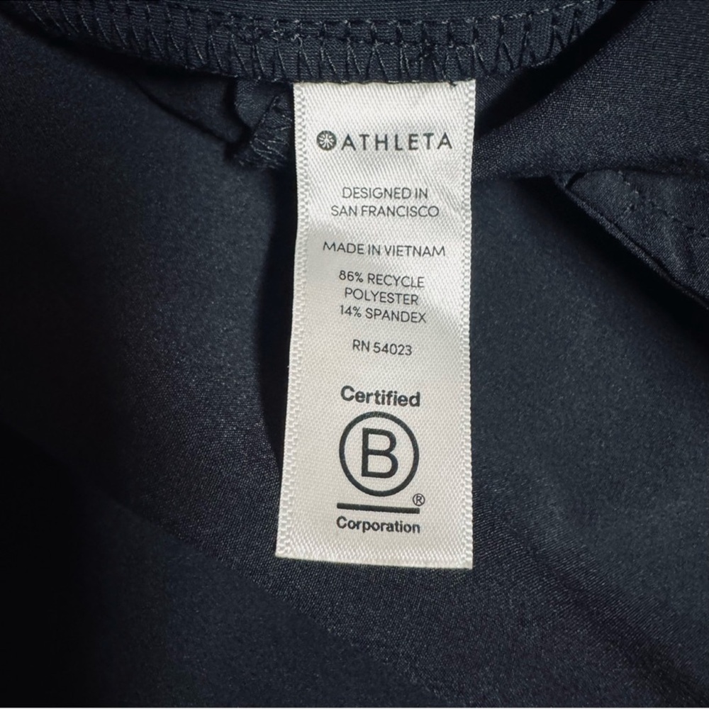 Athleta Gramercy Snap Button Wide Leg Pants Black Size 4 - Picture 8 of 9